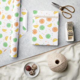 Citrus wrapping paper cadeaupapier