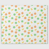 Citrus wrapping paper cadeaupapier (Vlak)