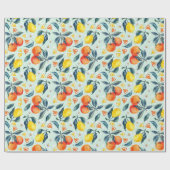 Citrus Wrapping Paper Cadeaupapier (Vlak)