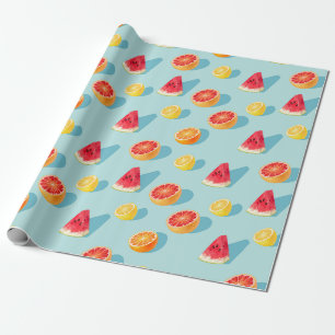 Citrus Wrapping Paper Cadeaupapier