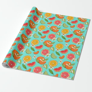 Citrus Wrapping Paper Cadeaupapier