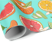 Citrus Wrapping Paper Cadeaupapier (Rol Hoek)