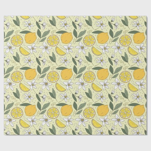 Citrus Wrapping Paper Cadeaupapier (Vlak)