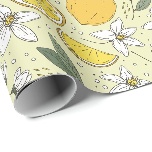 Citrus Wrapping Paper Cadeaupapier (Rol Hoek)
