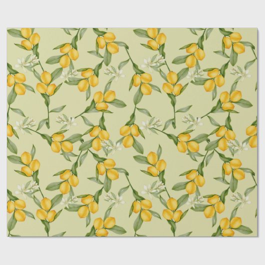 Citrus Wrapping Paper Cadeaupapier (Vlak)