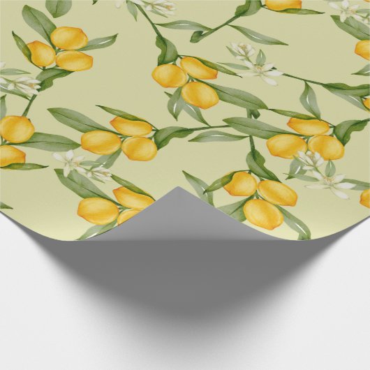 Citrus Wrapping Paper Cadeaupapier (Hoek)