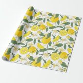 Citrus Wrapping Paper Cadeaupapier (Uitgerold)