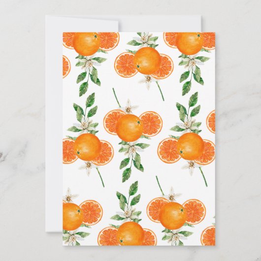 Citrus Ze vond haar belangrijkste knijp Vrijgezell Kaart (Achterkant)