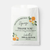 Citrus Zei Dank U Haar Hoofd Bruidsmeisjesfeestje Bedankzakje (Voorkant)