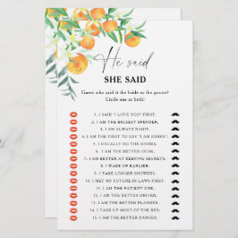 Citrus zei dat ze vrijgezellenfeest spel zei