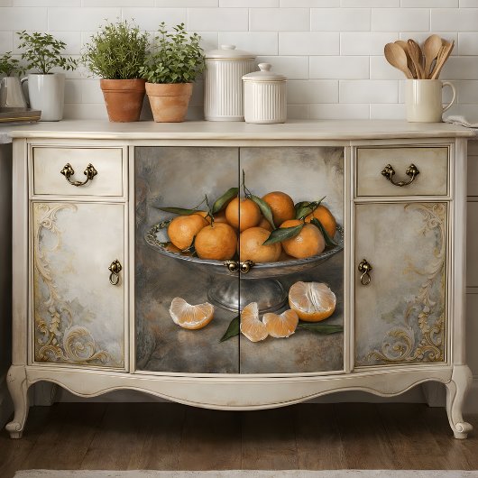 Citrus & Zilver Decoupage Tissuepapier