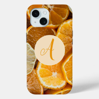 Citrus Zomer Sinaasappels & Citroenen iPhone 15 Case