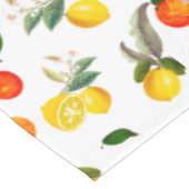 Citrus, zomerkunst, citroenen, sinaasappels tafelkleed (Gekanteld)