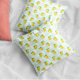 Citrus zomerverjaardag kussen