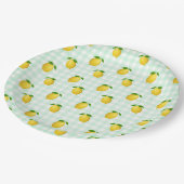 Citrus zomerverjaardag papieren bordje (Gekanteld)