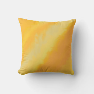 Citrus Zonnige Sinaasappel Waterverf Kussen