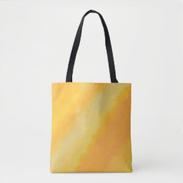 Citrus Zonnige Sinaasappel Waterverf Patroon Tote Bag