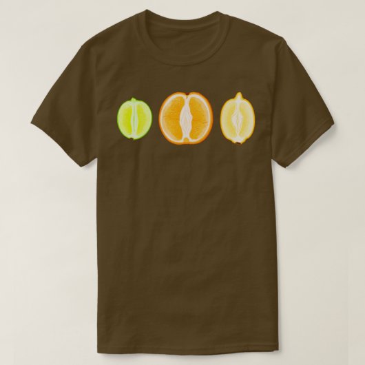 citrusachtig t-shirt (Design voorkant)