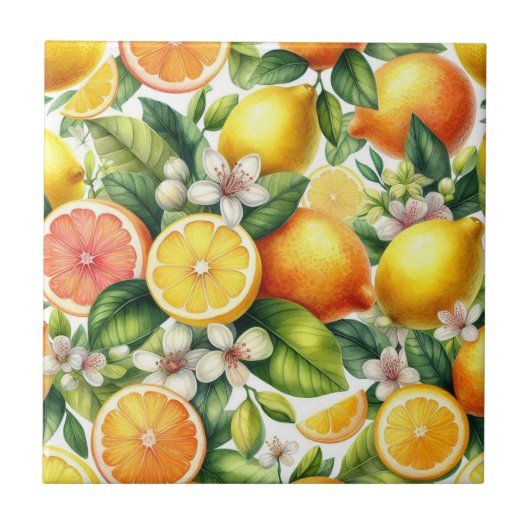 citrusbloei tegeltje (Voorkant)