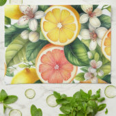 citrusbloei theedoek (Gevouwen)