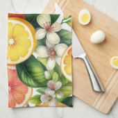 citrusbloei theedoek (Quarter Fold)