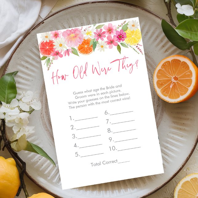 Citrusbloemen Hoe oud waren ze bruidsspel (Creator heeft geüpload)