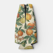 Citrusbloementuin Naadloos Patroon Flesjeskoeler (Achterkant)