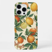 Citrusbloementuin Naadloos Patroon iPhone Hoesje (Achterkant)