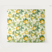 Citrusbloesems van Mediterrane citroen Wandkleed (Voorkant (horizontaal))