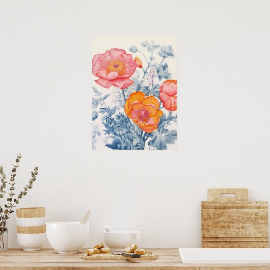 citrusbloesemtrio poster (Keuken)