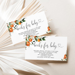 Citrusboeken voor de kaart van de kaartjesleefruim