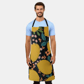 Citrusboom Hand getekend:  Schort (Gedragen)