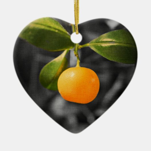 Citrusboom Keramisch Ornament (Voorkant)