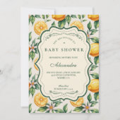 Citrusboomgaard Baby Shower Kaart (Voorkant)