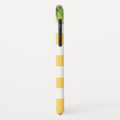 Citrusboomgaard Lemon Streep Monogram Case-Mate iPhone Case (Achterkant/links)
