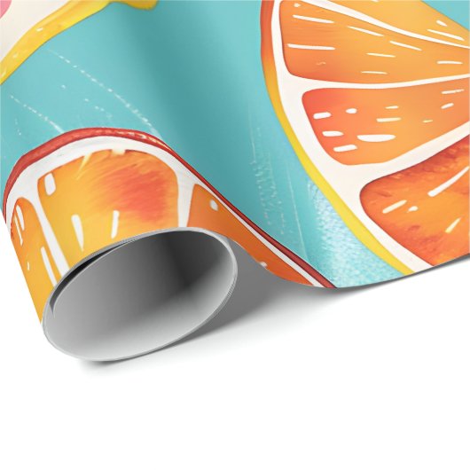 citrusbreuk cadeaupapier (Rol Hoek)