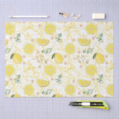 Citruscitroen botanisch tissuepapier (Craft)