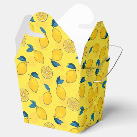 Citruscitroen, vers bedankdoosjes (Geopend)