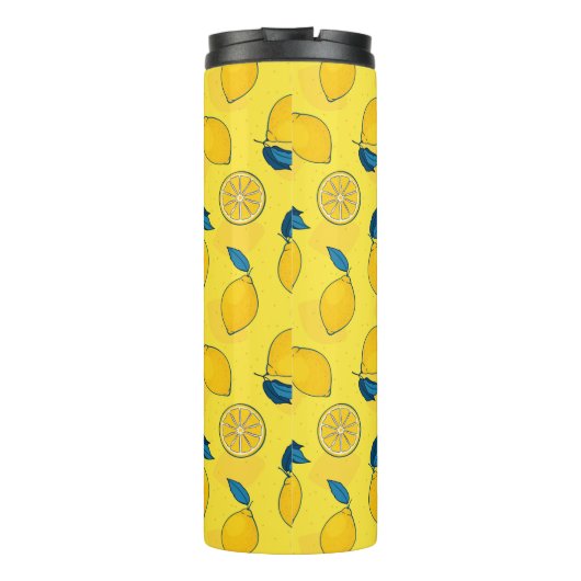 Citruscitroen, vers thermosbeker (Achterkant)