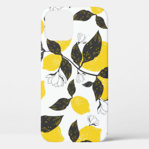 Citruscitroenen,  zomer naadloos. Case-Mate iPhone case