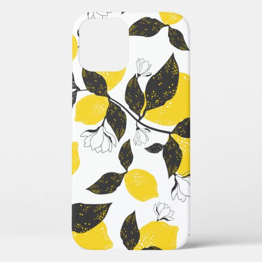 Citruscitroenen,  zomer naadloos. Case-Mate iPhone case (Achterkant)