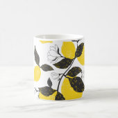 Citruscitroenen, zomer naadloos. koffiemok (Center)