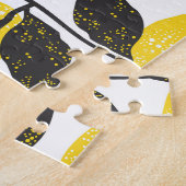 Citruscitroenen, zomer naadloos. legpuzzel (Zijkant)