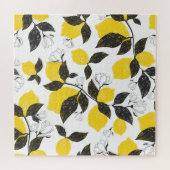 Citruscitroenen, zomer naadloos. legpuzzel (Horizontaal)