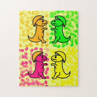 Citrusfruitdinosaurussen Legpuzzel