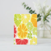 Citrusfruitpatroon Briefkaart (Staand voorkant)