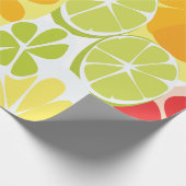 Citrusfruitpatroon Cadeaupapier (Hoek)