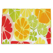 Citrusfruitpatroon Groot Cadeauzakje (Voorkant)