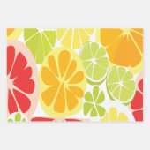 Citrusfruitpatroon Inpakpapier Vel (Voorkant 3)