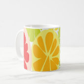 Citrusfruitpatroon Koffiemok (Voorkant links)